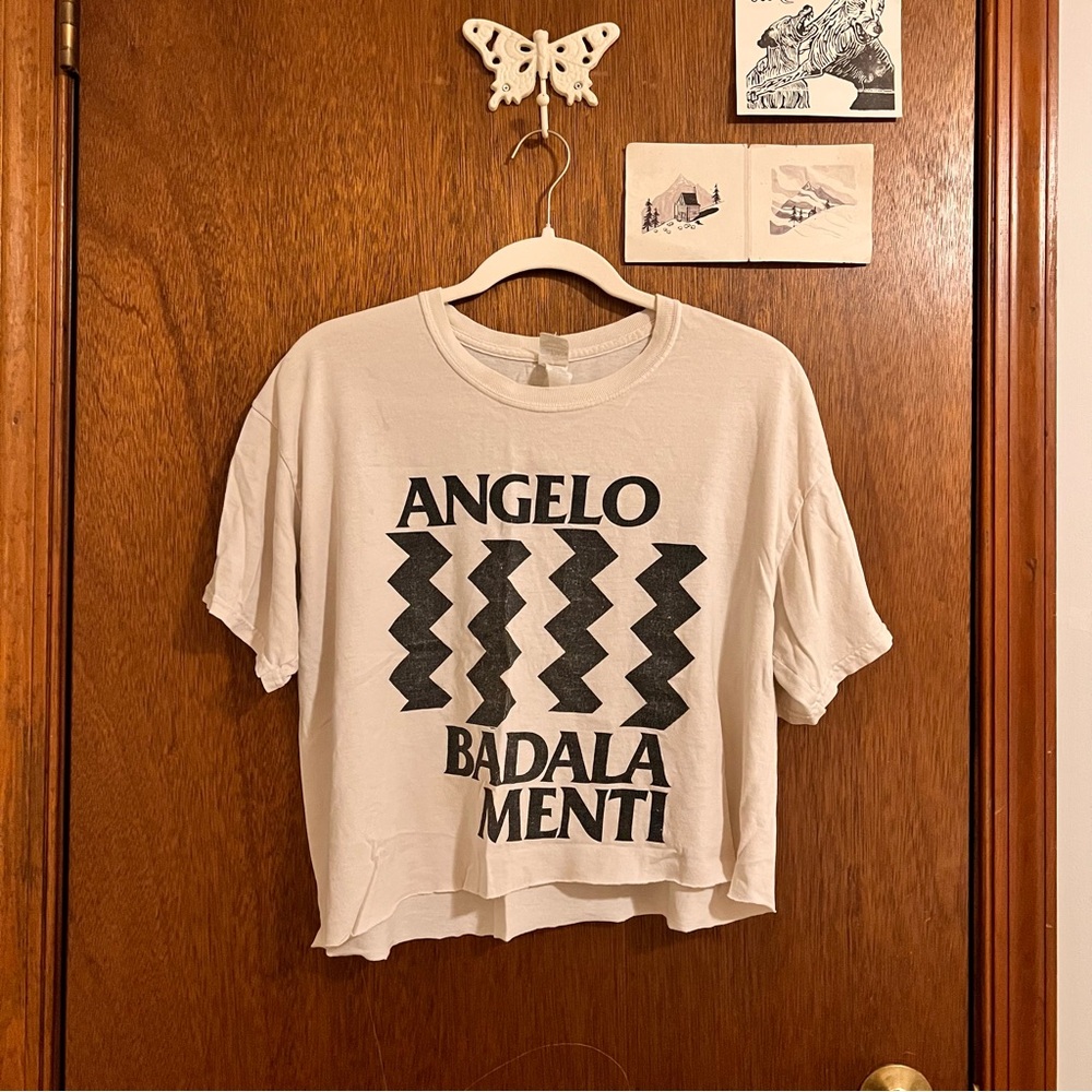 Vintage Angelo badalementi tshirt. Twin peaks. Monsters outside.